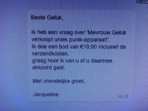 Mevrouw Geluk
